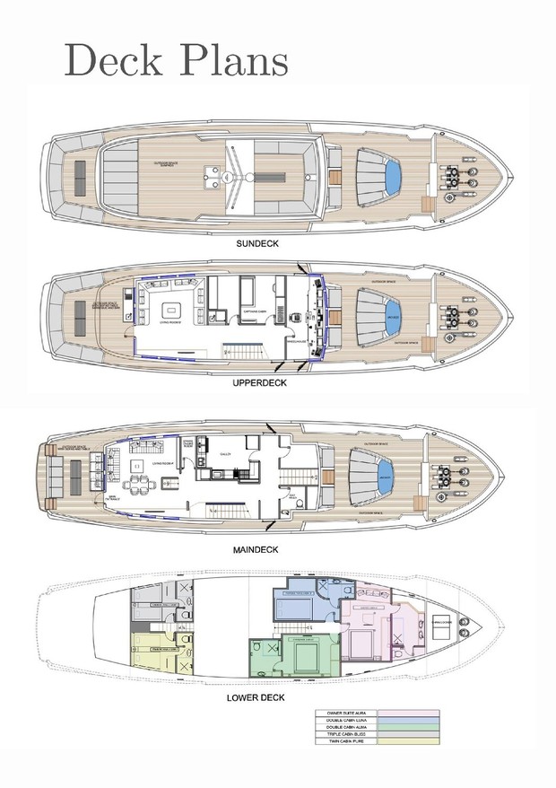 Cabin layout for Gemaya